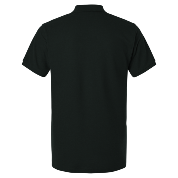 AllPro Pique Polo, Black, Back view