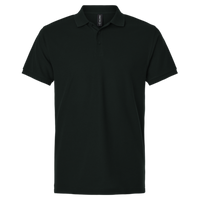 AllPro Pique Polo, Black, Front view