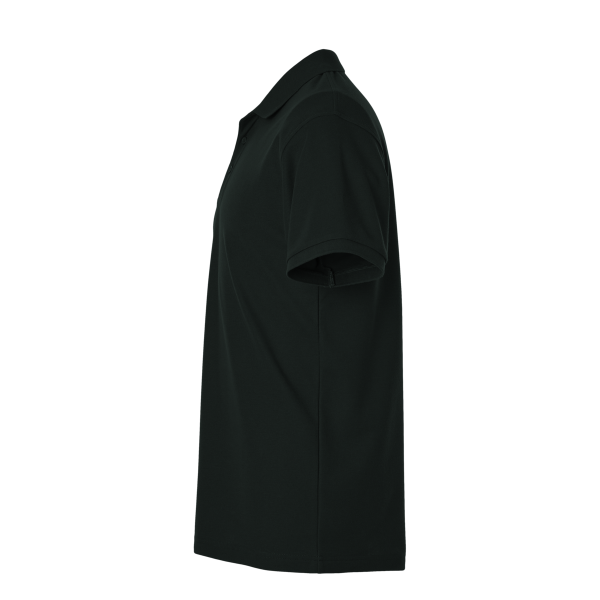 AllPro Pique Polo, Black, Left Sleeve view