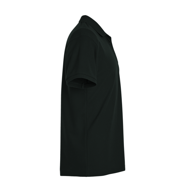 AllPro Pique Polo, Black, Right Sleeve view