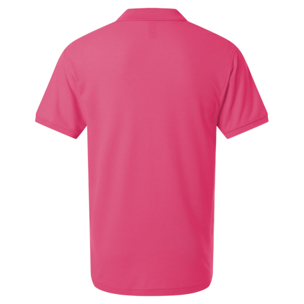 AllPro Pique Polo, Bright Pink, Back view