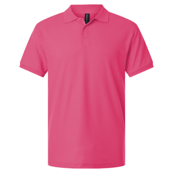 AllPro Pique Polo, Bright Pink, Front view