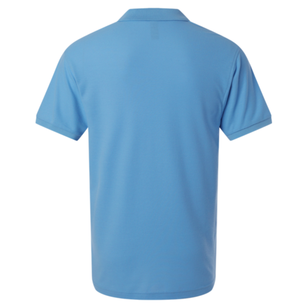 AllPro Pique Polo, Carolina Blue, Back view