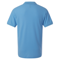AllPro Pique Polo, Carolina Blue, Back view