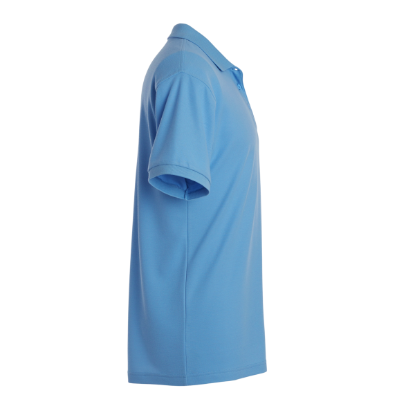 AllPro Pique Polo, Carolina Blue, Right Sleeve view