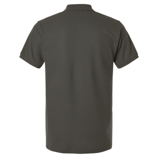 AllPro Pique Polo, Charcoal, Back view