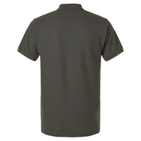 AllPro Pique Polo, Charcoal, Back view