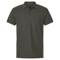 AllPro Pique Polo, Charcoal, Front view