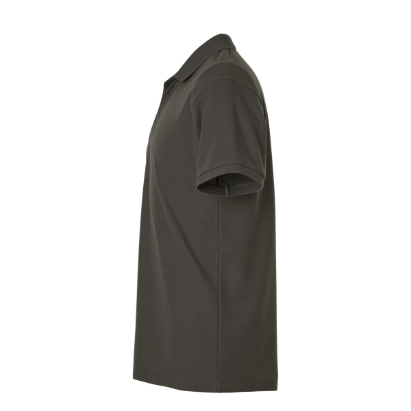 AllPro Pique Polo, Charcoal, Left Sleeve view