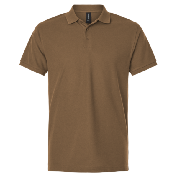AllPro Pique Polo, Cigar, Front view