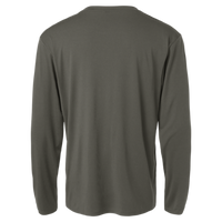 AllPro Unisex Pro-Lock Performance Long Sleeve T-Shirt, Charcoal, Back view