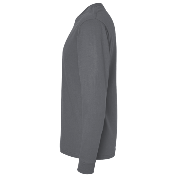 AllPro Unisex Pro-Lock Performance Long Sleeve T-Shirt, Charcoal, Left Sleeve view