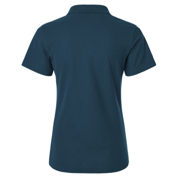 AllPro Women's Pique Polo, Atlantic Blue, Back view