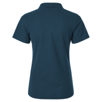 AllPro Women's Pique Polo, Atlantic Blue, Back view