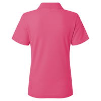 AllPro Women's Pique Polo, Bright Pink, Back view