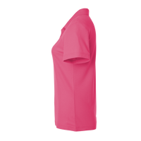 AllPro Women's Pique Polo, Bright Pink, Left Sleeve view