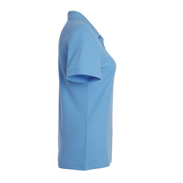 AllPro Women's Pique Polo, Carolina Blue, Right Sleeve view