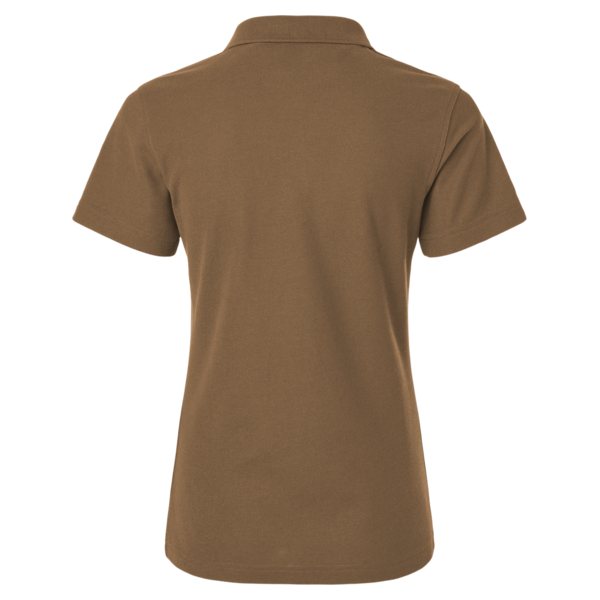 AllPro Women's Pique Polo, Cigar, Back view