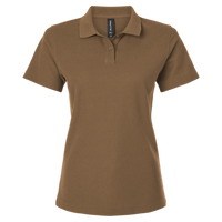 AllPro Women's Pique Polo, Cigar, Front view