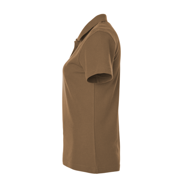 AllPro Women's Pique Polo, Cigar, Left Sleeve view