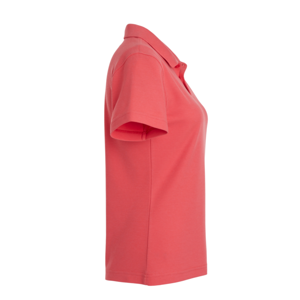 AllPro Women's Pique Polo, Coral, Right Sleeve view