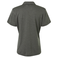 AllPro Women's Pro-Lock Performance Mélange Polo, Charcoal Melange, Back view