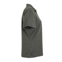 AllPro Women's Pro-Lock Performance Mélange Polo, Charcoal Melange, Right Sleeve view