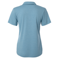 AllPro Women's Pro-Lock Performance Mélange Polo, Cloud Blue Melange, Back view