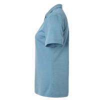 AllPro Women's Pro-Lock Performance Mélange Polo, Cloud Blue Melange, Left Sleeve view