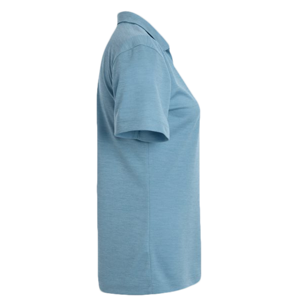 AllPro Women's Pro-Lock Performance Mélange Polo, Cloud Blue Melange, Right Sleeve view