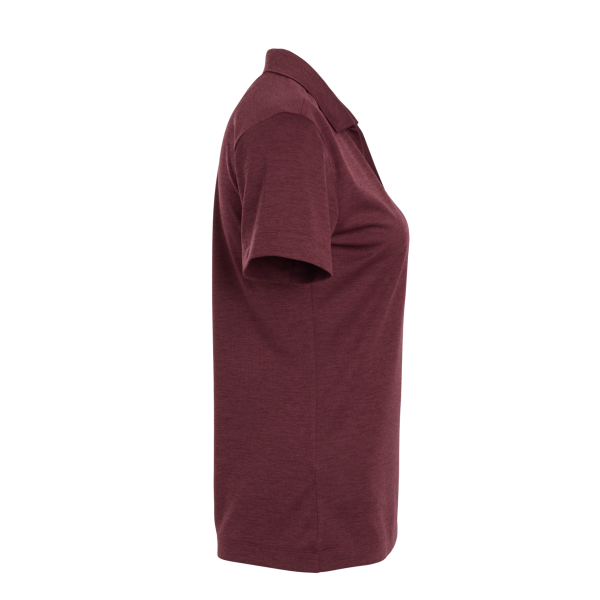 AllPro Women's Pro-Lock Performance Mélange Polo, Maroon Melange, Right Sleeve view
