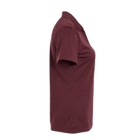 AllPro Women's Pro-Lock Performance Mélange Polo, Maroon Melange, Right Sleeve view