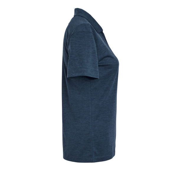 AllPro Women's Pro-Lock Performance Mélange Polo, Navy Melange, Right Sleeve view