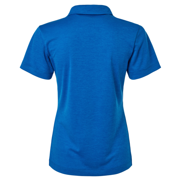 AllPro Women's Pro-Lock Performance Mélange Polo, Royal Melange, Back view