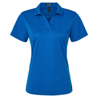 AllPro Women's Pro-Lock Performance Mélange Polo, Royal Melange, Front view