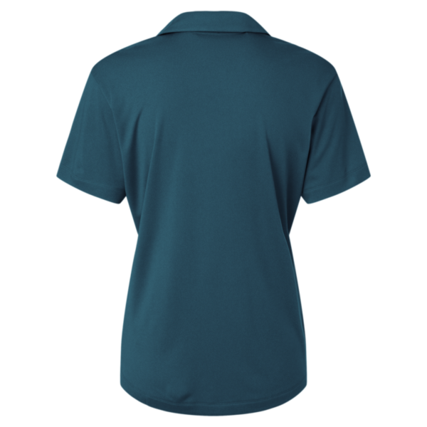 AllPro Women's Pro-Lock Performance Polo, Atlantic Blue, Back view