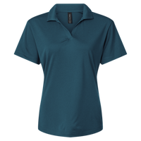 AllPro Women's Pro-Lock Performance Polo, Atlantic Blue, Front view