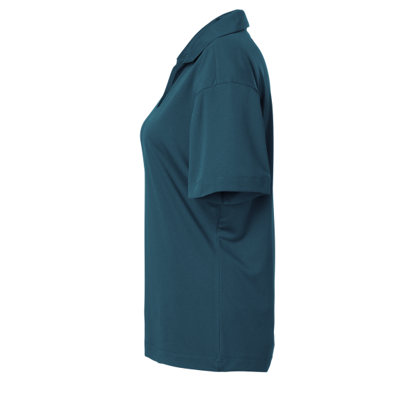 AllPro Women's Pro-Lock Performance Polo, Atlantic Blue, Left Sleeve view