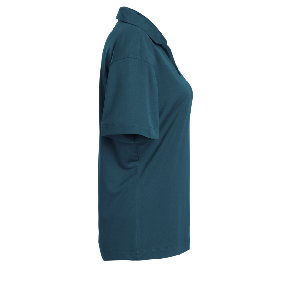 AllPro Women's Pro-Lock Performance Polo, Atlantic Blue, Right Sleeve view