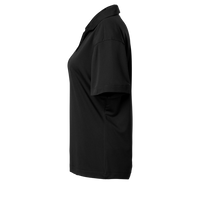 AllPro Women's Pro-Lock Performance Polo, Black, Left Sleeve view