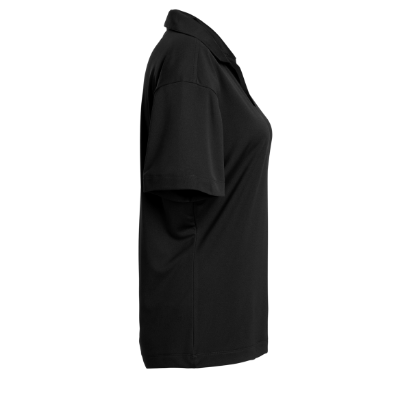 AllPro Women's Pro-Lock Performance Polo, Black, Right Sleeve view