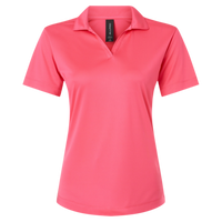 AllPro Women's Pro-Lock Performance Polo, Bright Pink, Front view