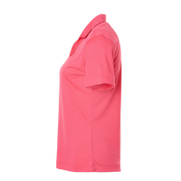 AllPro Women's Pro-Lock Performance Polo, Bright Pink, Left Sleeve view