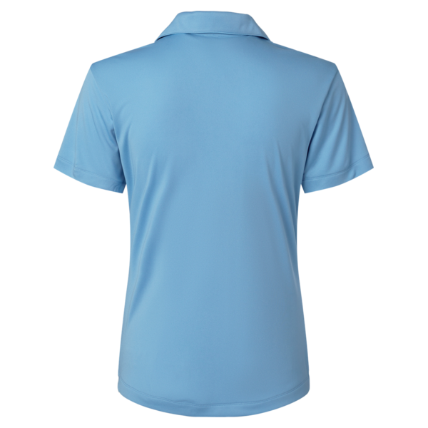 AllPro Women's Pro-Lock Performance Polo, Carolina Blue, Back view