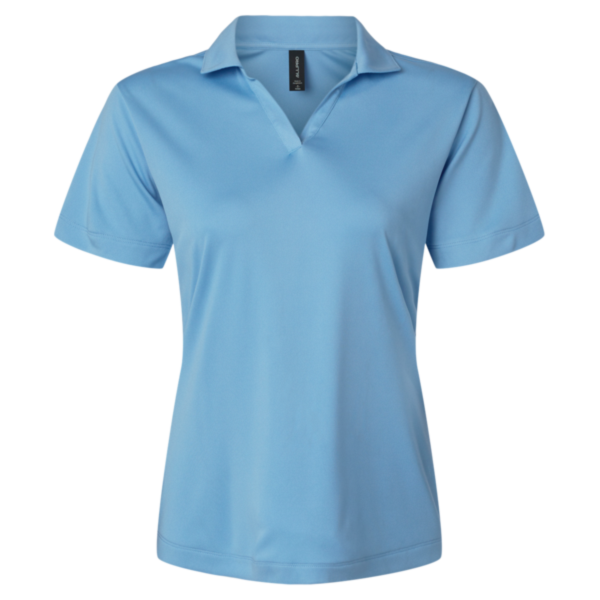 AllPro Women's Pro-Lock Performance Polo, Carolina Blue, Front view