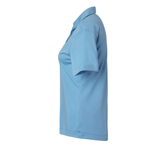 AllPro Women's Pro-Lock Performance Polo, Carolina Blue, Left Sleeve view