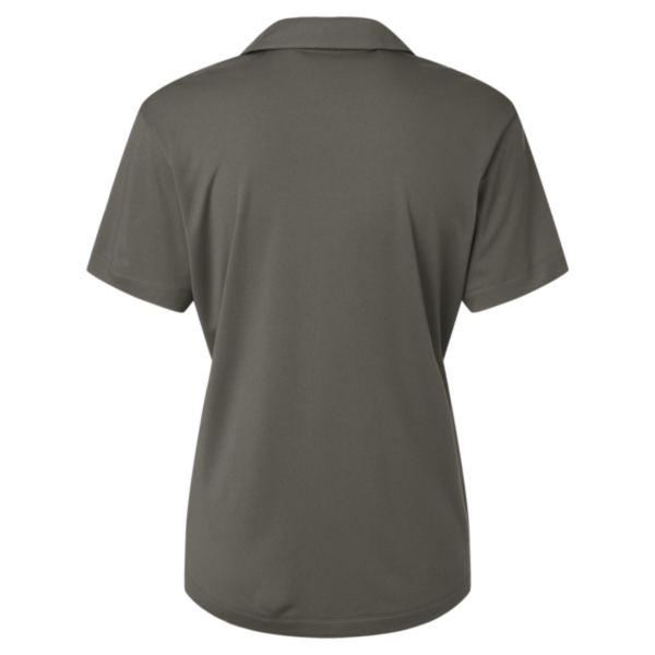 AllPro Women's Pro-Lock Performance Polo, Charcoal, Back view