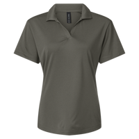 AllPro Women's Pro-Lock Performance Polo, Charcoal, Front view