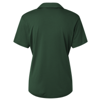 AllPro Women's Pro-Lock Performance Polo, Forest Green, Back view