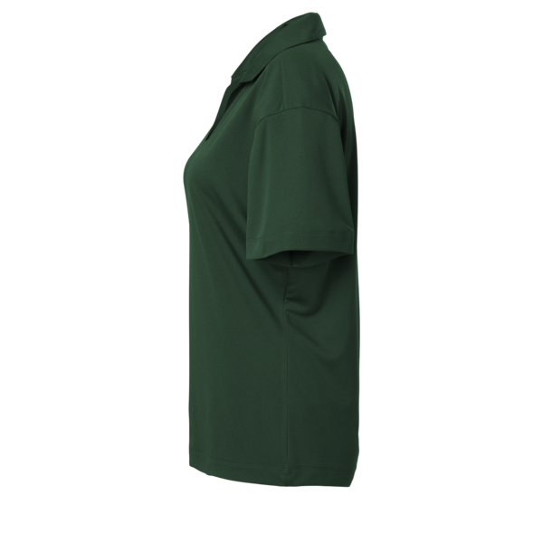 AllPro Women's Pro-Lock Performance Polo, Forest Green, Left Sleeve view